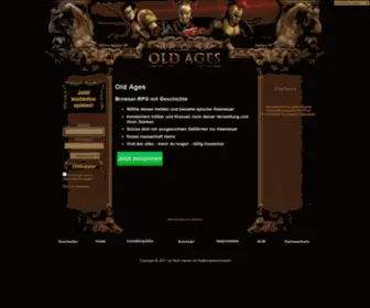 Oldages.de(Browserspiel der Antike) Screenshot