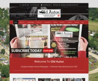 Oldautos.ca(Old Autos Canada's #1 newspaper for the Old Car Enthusiast. 56) Screenshot