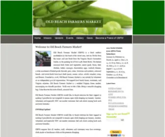 Oldbeachfarmersmarket.com(Old Beach Farmers Market) Screenshot