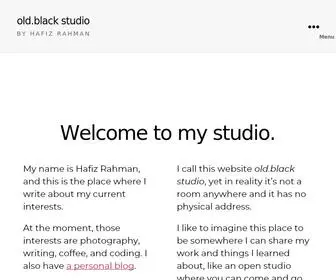 OLD.black(My studio. My name) Screenshot