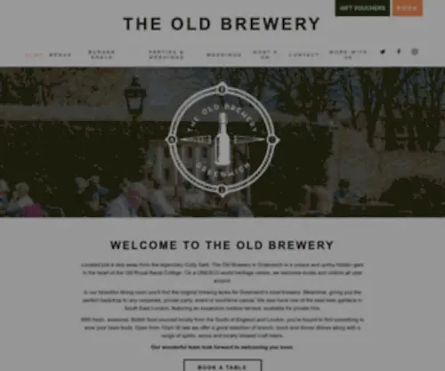 Oldbrewerygreenwich.com(The Old Brewery) Screenshot