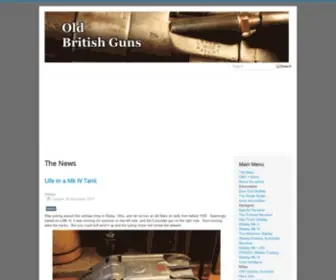 Oldbritishguns.com(The News) Screenshot