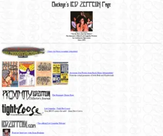 Oldbuckeye.com(Buckeye's Led Zeppelin Page) Screenshot