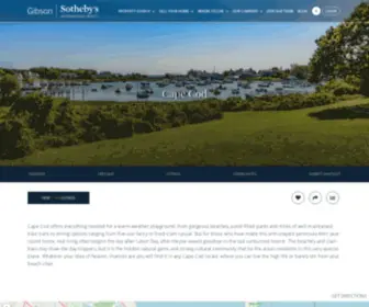 Oldcape.com(Sotheby's Cape Cod Real Estate) Screenshot