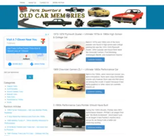 Oldcarmemories.com(Old Car Memories) Screenshot