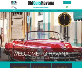 Oldcarshavana.com(Classic car tours in Havana) Screenshot