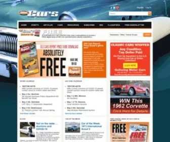 Oldcarsweekly.com(Old Cars Weekly Magazine) Screenshot