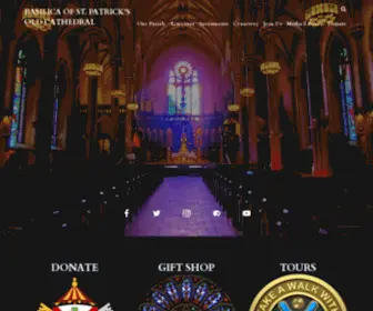 Oldcathedral.org(The Basilica of St. Patrick’s Old Cathedral) Screenshot