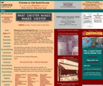 Oldchesterpa.com(Historic Chester) Screenshot