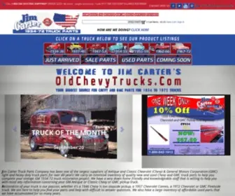 Oldchevytrucks.com(Jim Carter's your #1 source for Chevy and GMC Truck Parts 1934) Screenshot