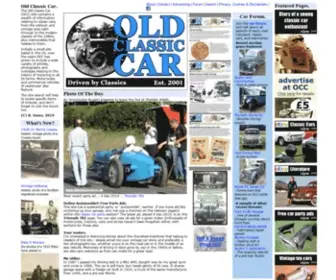 Oldclassiccar.co.uk(Classic cars & articles on vehicle restoration at Old Classic Car UK) Screenshot