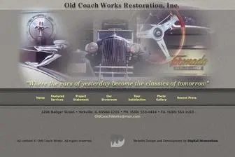 Oldcoachworks.com(Old Coach Works) Screenshot