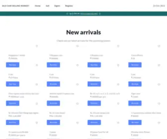 Oldcoinsellingmarket.com(Old Coin Selling Market) Screenshot