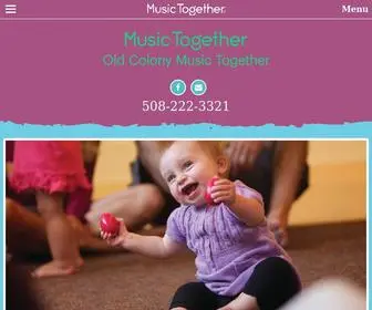 Oldcolonymusictogether.com(Children's music & movement class for Baby) Screenshot