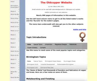 Oldcopper.org(The Website) Screenshot