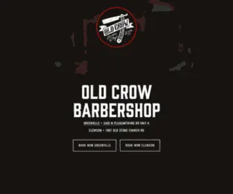 Oldcrowbarbers.com(Old Crow Barbershop) Screenshot