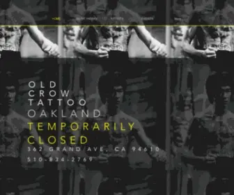 Oldcrowtattoo.com(Old Crow Tattoo & Gallery) Screenshot