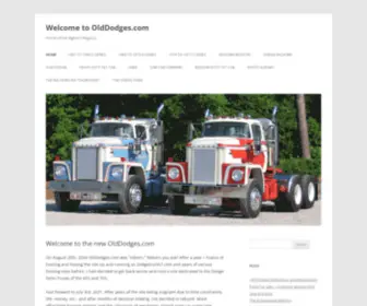 Olddodges.com(A site devoted to the history and preservation of dodge trucks built in the 60's & 70's inc) Screenshot