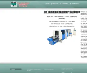 Olddominionbox.com(Old Dominion Machinery Company) Screenshot