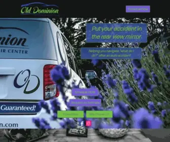 Olddominioncollision.com(Auto Body Repair in Eugene) Screenshot