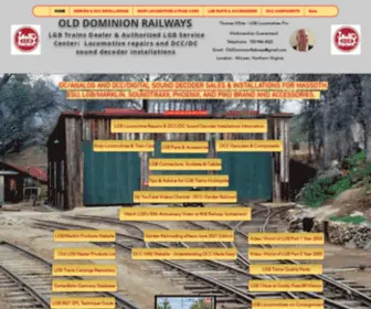 Olddominionrailways.com(LGB Trains) Screenshot