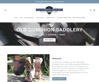 Olddominionsaddlery.com(Old Dominion Saddlery) Screenshot