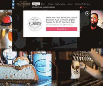 Oldellsworthbrewing.com(Old Ellsworth Brewing Company) Screenshot