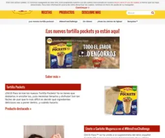 Oldelpaso.es(Old El Paso) Screenshot