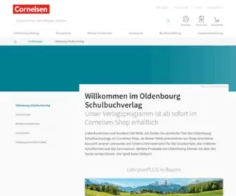 Oldenbourg.de(Der Oldenbourg Verlag bei Cornelsen) Screenshot