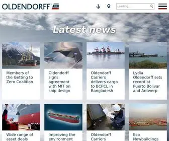 Oldendorff.com(OLDENDORFF CARRIERS) Screenshot