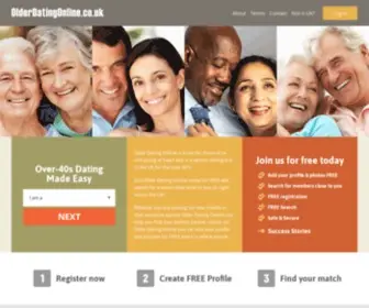 Olderdatingonline.co.uk(Older Dating Online) Screenshot