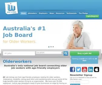 Olderworkers.com.au(Older Workers) Screenshot