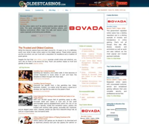 Oldestcasinos.com Screenshot