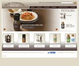 Oldethompson.com(Olde Thompson) Screenshot