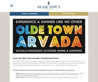 Oldetownarvada.org(Olde Town Arvada) Screenshot