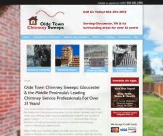 Oldetownsweep.com(Chimney Sweep & Dryer Vent Cleaning) Screenshot
