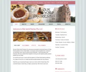 OldeWorldpastriesplus.com(Olde World Pastries Plus LLC) Screenshot