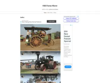 Oldfarmshow.net(Old Farm Show) Screenshot