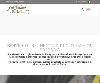 Oldfashionsartoria.com(Abbigliamento e accessori made in Italy per uomo e donna) Screenshot