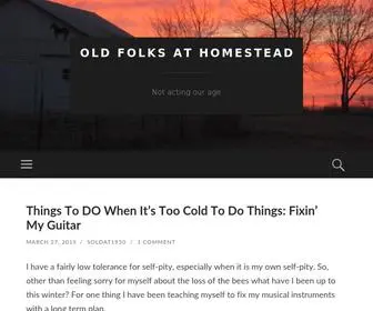 Oldfolksathomestead.com(Old Folks at Homestead) Screenshot