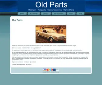 Oldfordparts.be(Old Parts) Screenshot