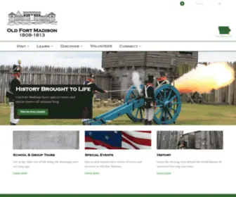 Oldfortmadison.org(Welcome) Screenshot