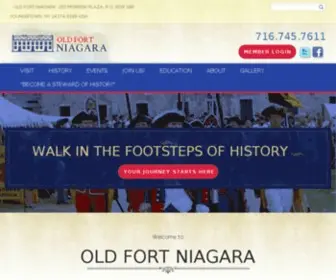 Oldfortniagara.org(Old Fort Niagara) Screenshot