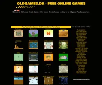 Oldgames.dk(Old School Games) Screenshot