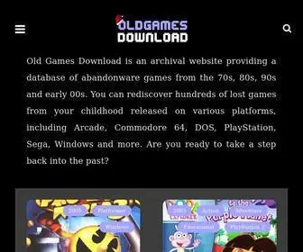 Oldgamesdownload.com(Old Games Download) Screenshot