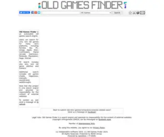 Oldgamesfinder.com(TRY US) Screenshot