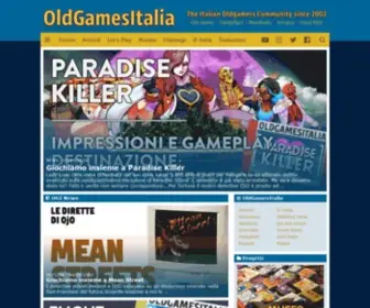 Oldgamesitalia.net(The Italian OldGamers Community since 2002) Screenshot