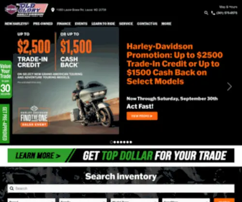 Oldgloryharley.com(Old Glory Harley) Screenshot