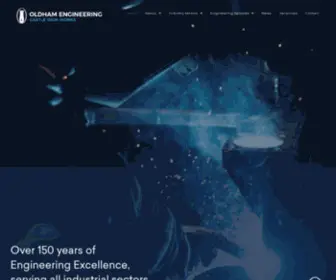 Oldham-ENG.com(Over 160 years of Engineering Excellence) Screenshot