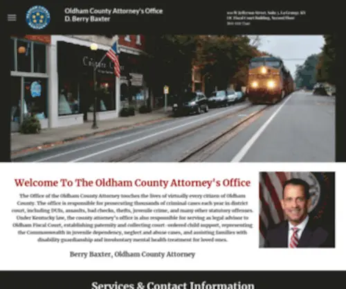 Oldhamcountyattorney.com(Oldham County Attorney's Office) Screenshot
